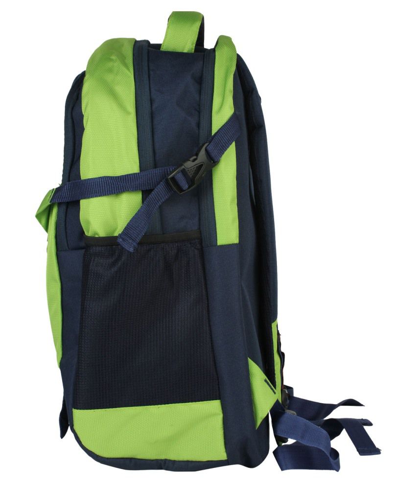 Spyki Backpack Green And Blue Laptop Bag - Buy Spyki Backpack Green And ...