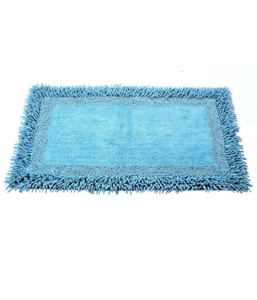 Homefurry Blue Cotton Floor Mat - Buy Homefurry Blue Cotton Floor Mat