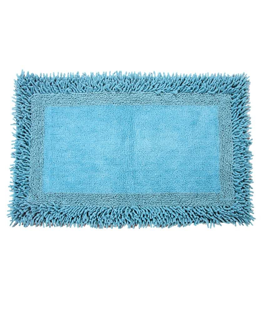 Homefurry Blue Cotton Floor Mat - Buy Homefurry Blue Cotton Floor Mat