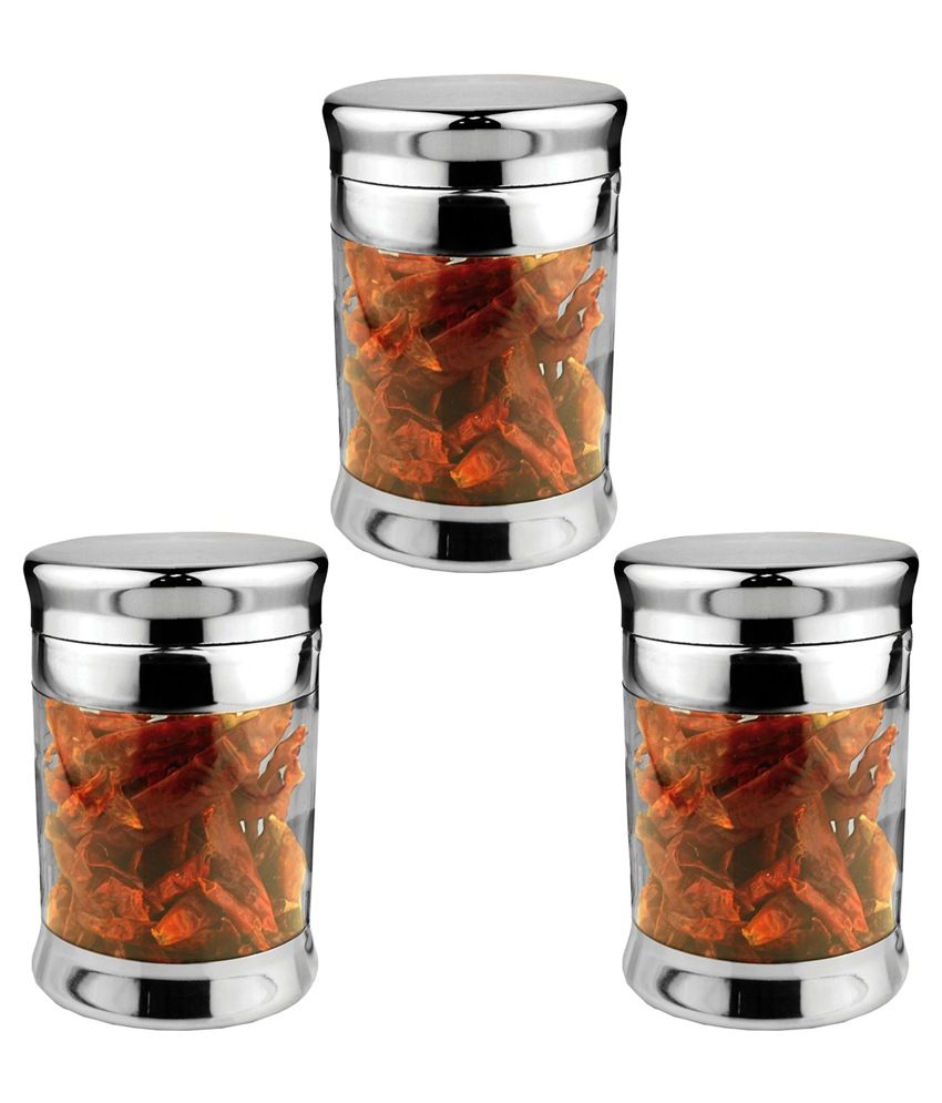 Jvl Stainless Steel Container 3 Piece Buy Online at Best Price in