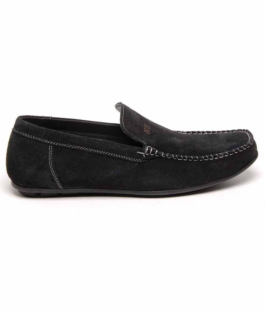 Numero Uno Black Loafers - Buy Numero Uno Black Loafers Online at Best ...