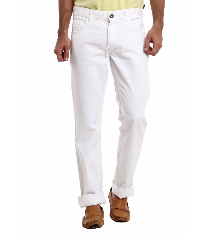 all white polo jeans