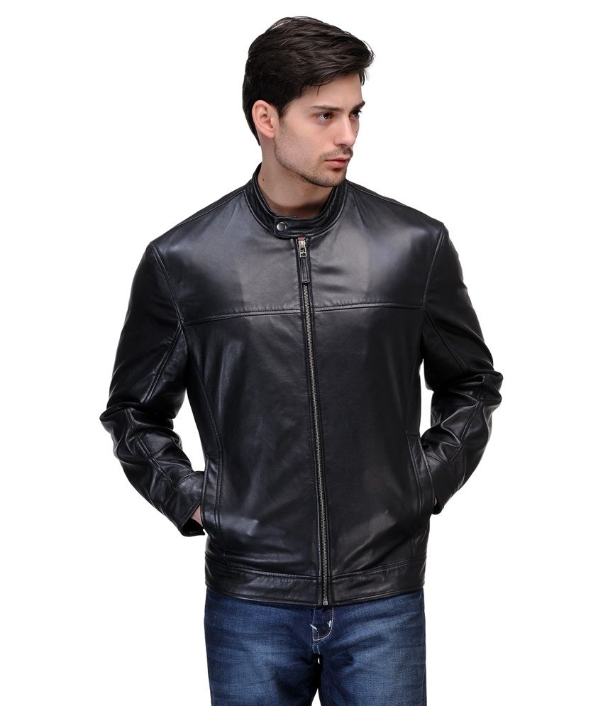 Pique Republic Black Leather Jacket - Buy Pique Republic Black Leather ...