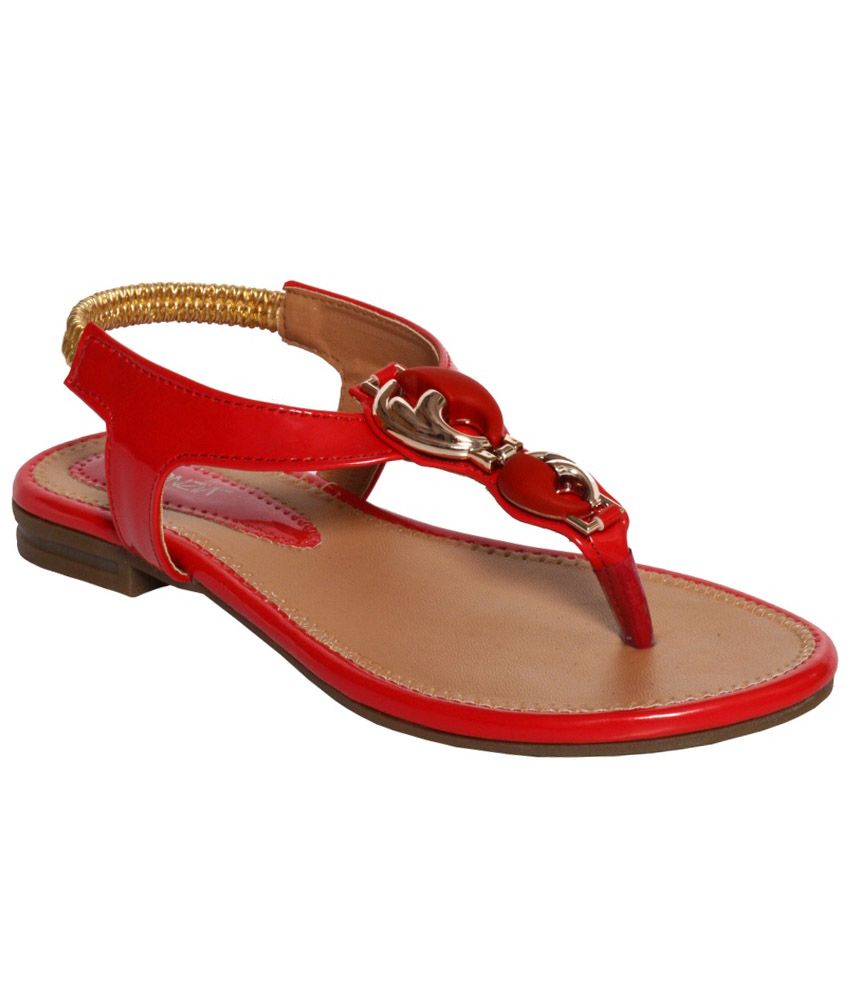 buy red sandals