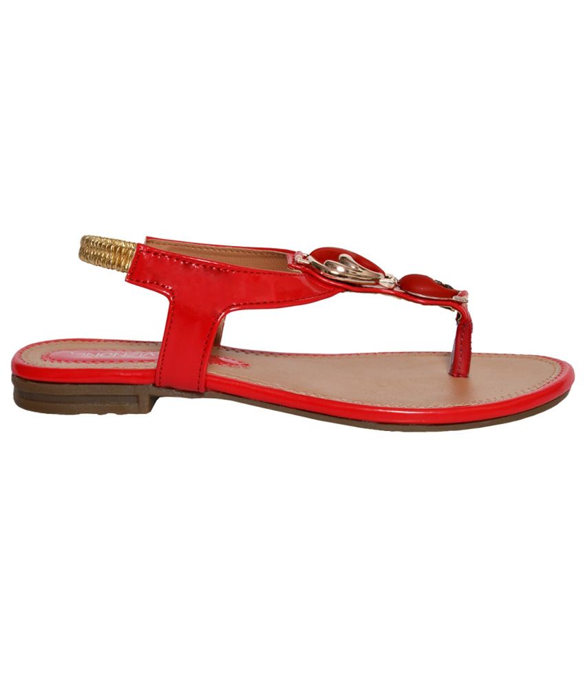 buy red sandals