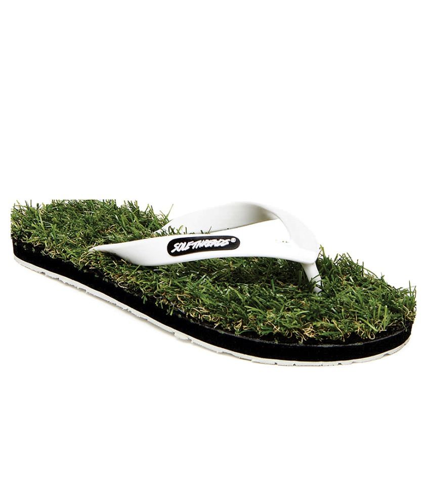 sole threads grass slippers