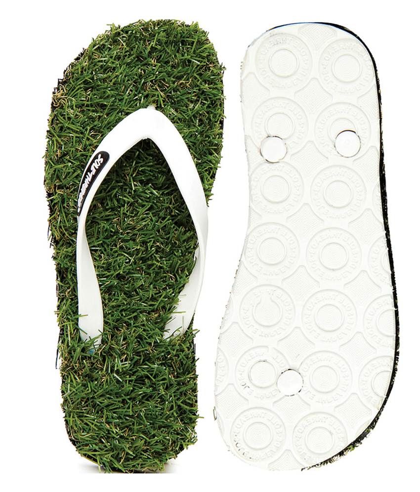 Sole Threads Grass Green Flip Flops Price in India- Buy Sole Threads Grass Green Flip Flops 