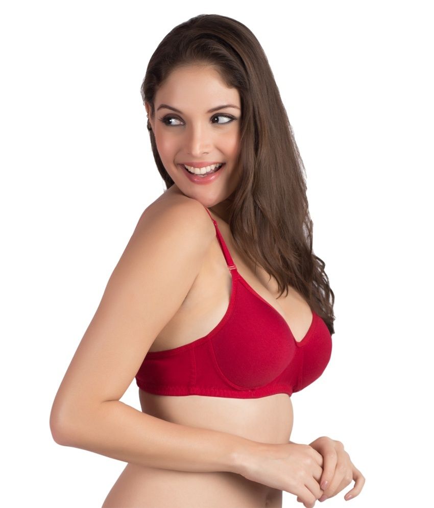 Buy Tweens Full Coverage Red Padded Bra Online At Best Prices In India Snapdeal