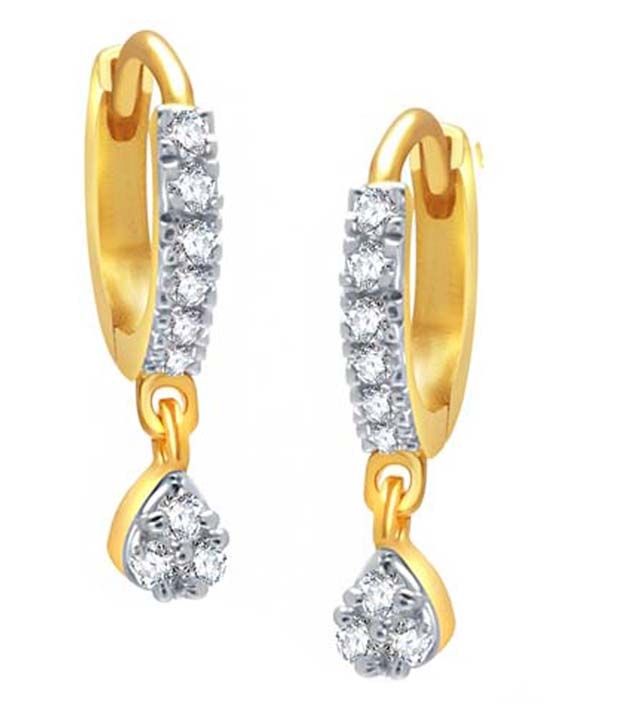     			Zeneme Drop Gold Plated Bali Earrings