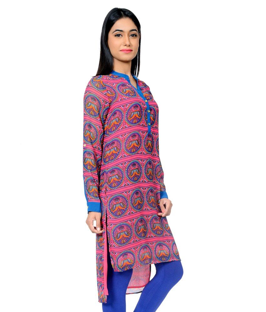 polyester kurti