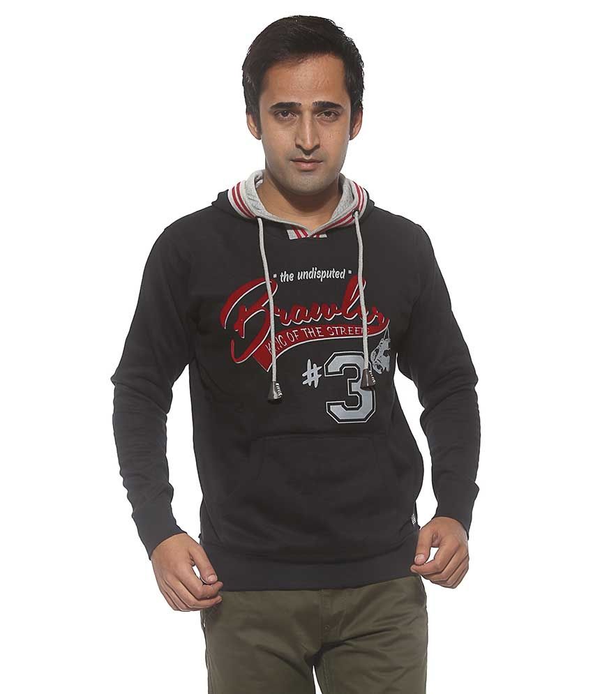 spykar black tshirt