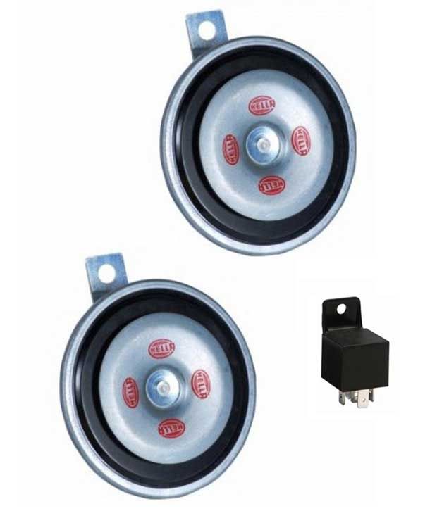 Hella Scooter Electric 12v Horn (pair) With, Relay For Honda Activa