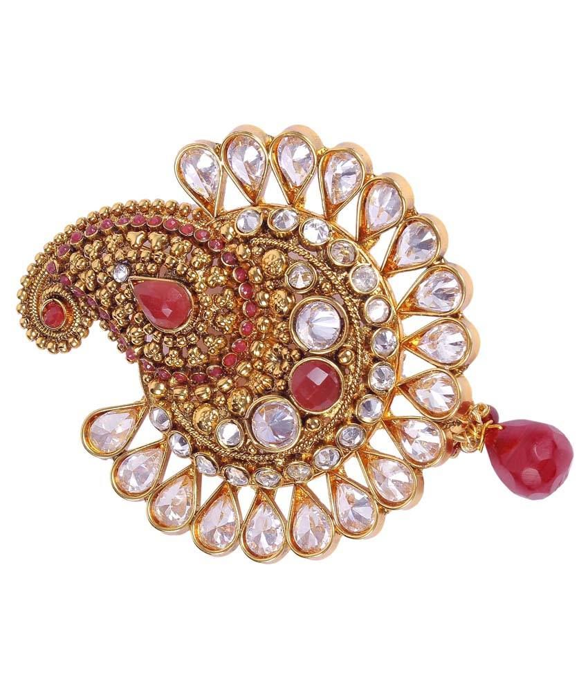Much More Traditional Ethnic Design Crystal Made Partywear Hair