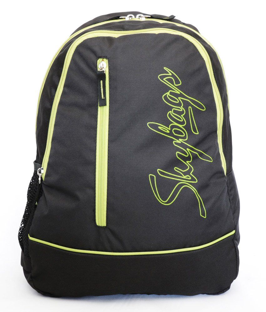 skybags printed backpack
