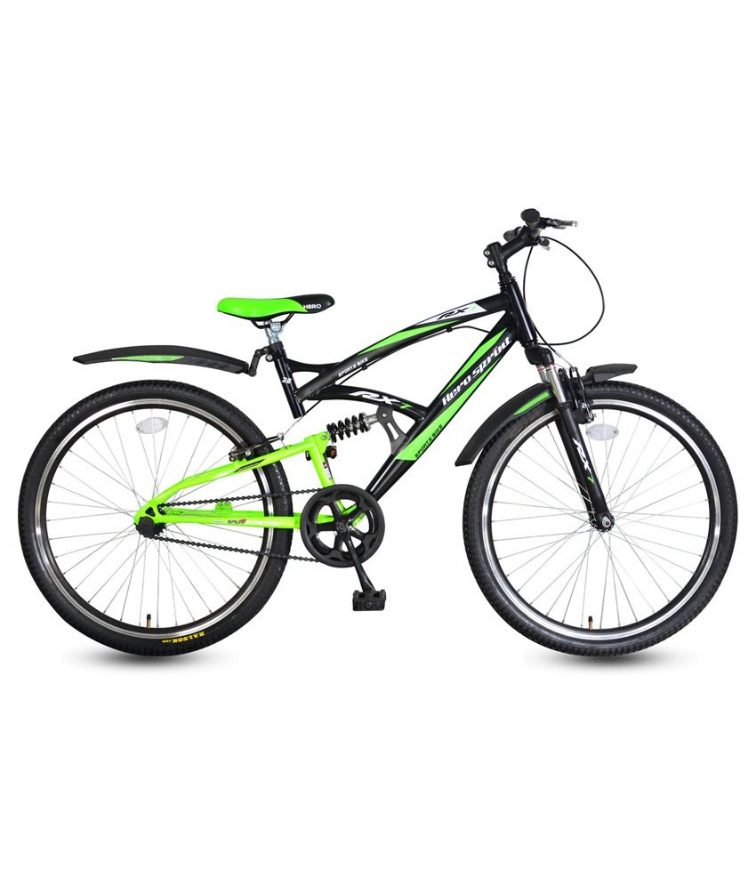 Hero RX 1 26T Black \u0026 Green Adult Cycle 