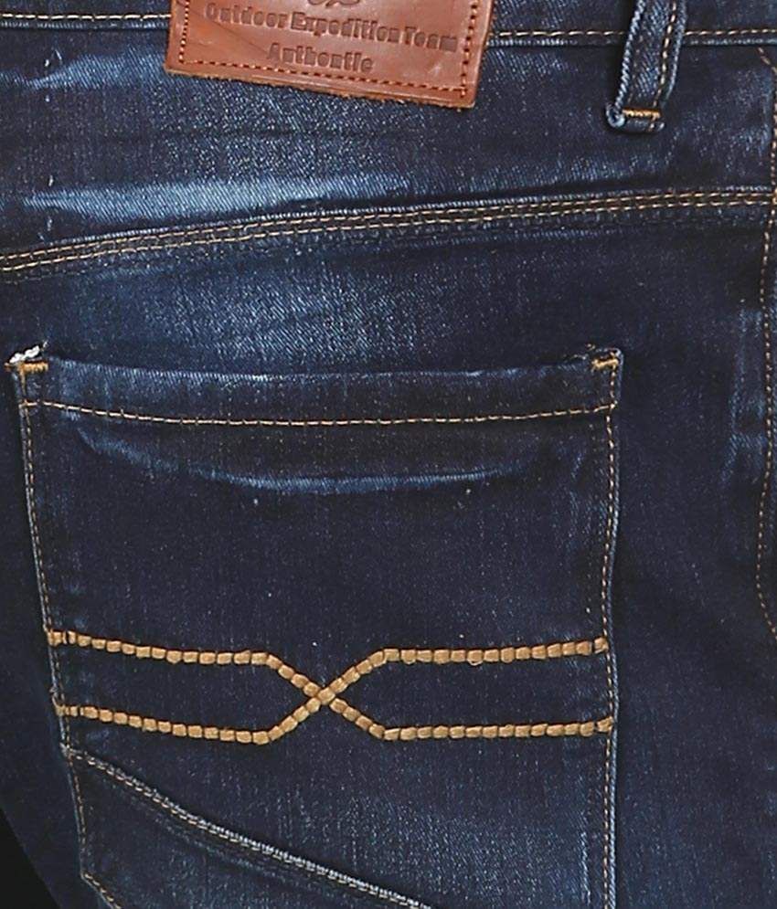 stagger polo jeans