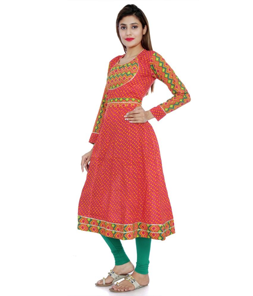 Divena Multi Cotton Kurti Buy Divena Multi Cotton Kurti Online at
