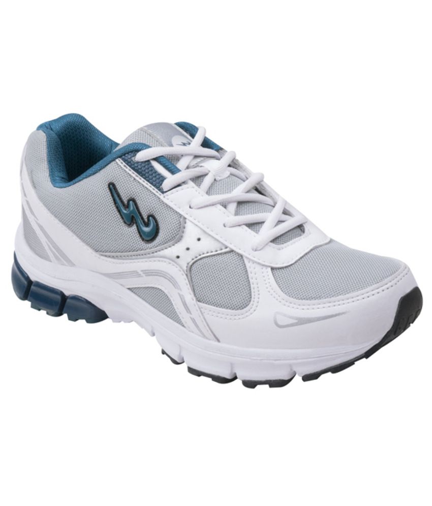 campus white sports shoes