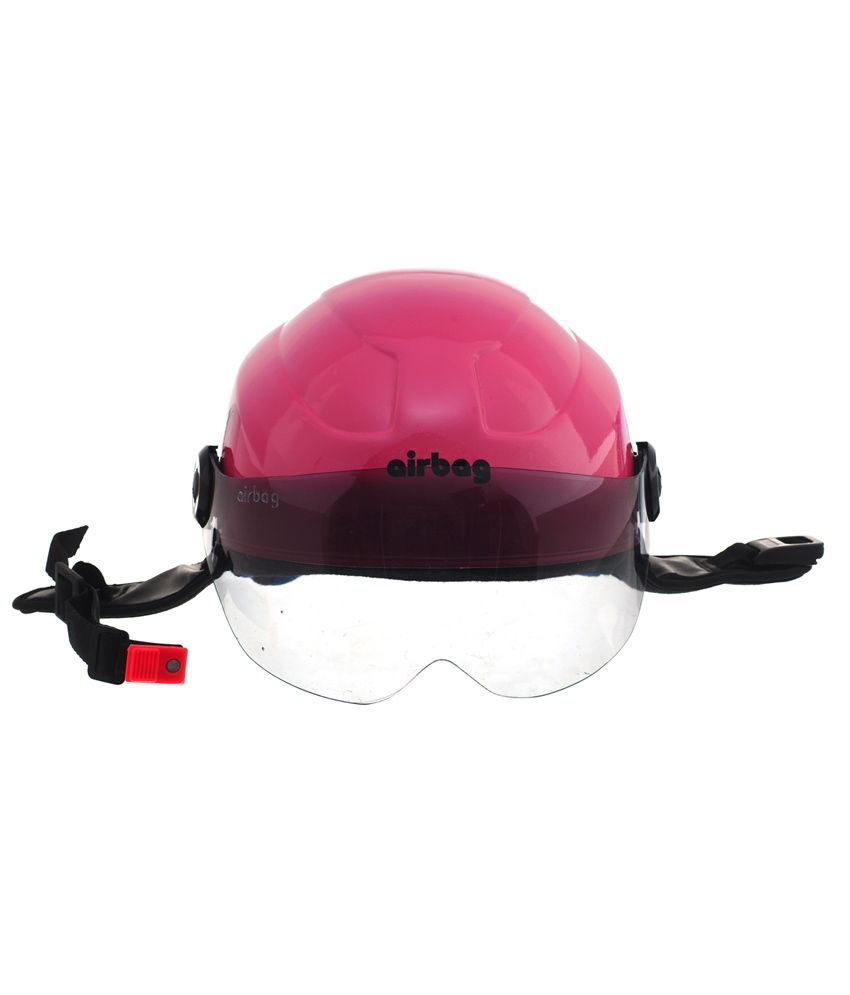 Airbag Pink Open Face Helmet Buy Airbag Pink Open Face Helmet Online