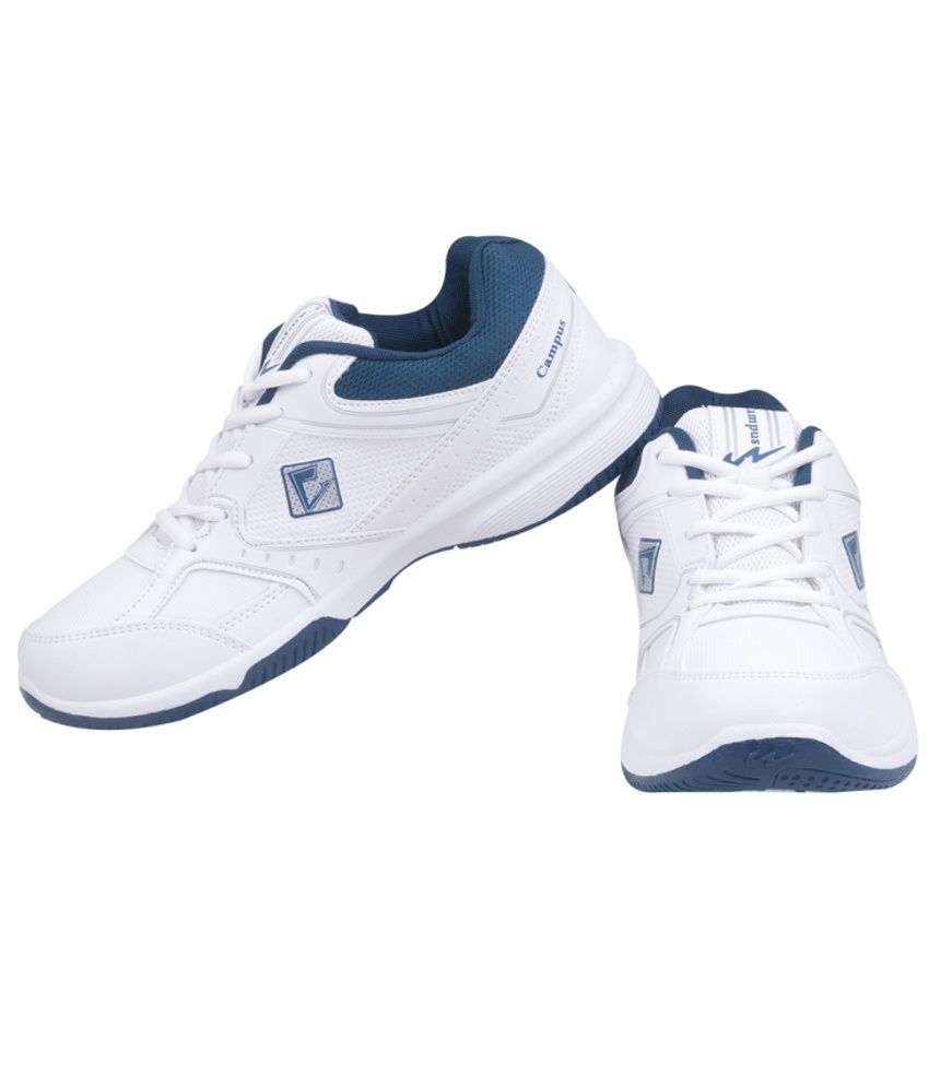 Campus Lightweight White Sport Shoes - Buy Campus Lightweight White ...