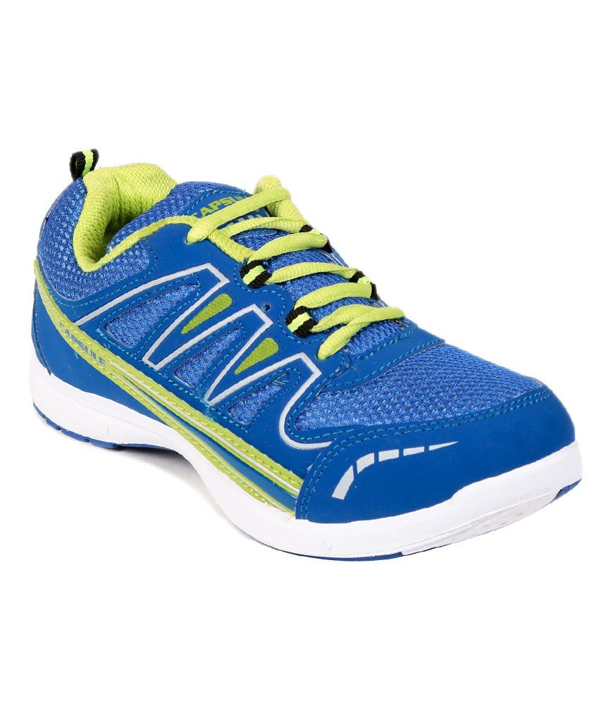 Columbus Capsule Blue & Green Sports Shoes For Men - Buy Columbus ...