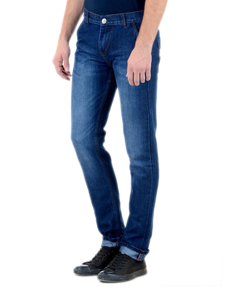 Denim 86 Blue Slim Fit Jeans - Buy Denim 86 Blue Slim Fit Jeans Online ...