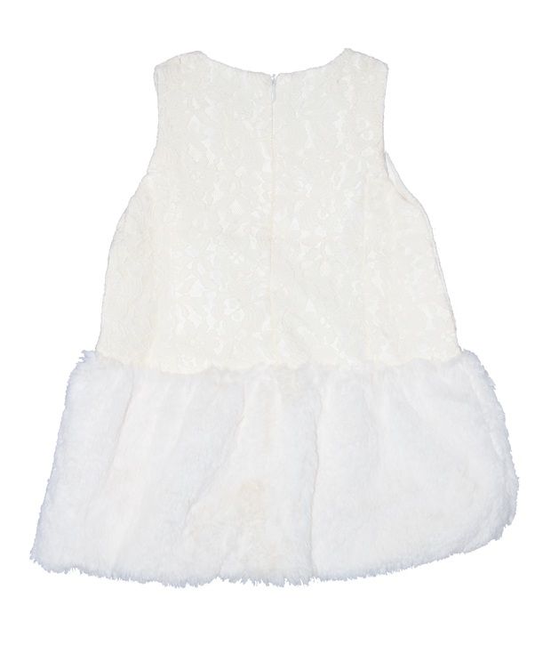 cream colour frock