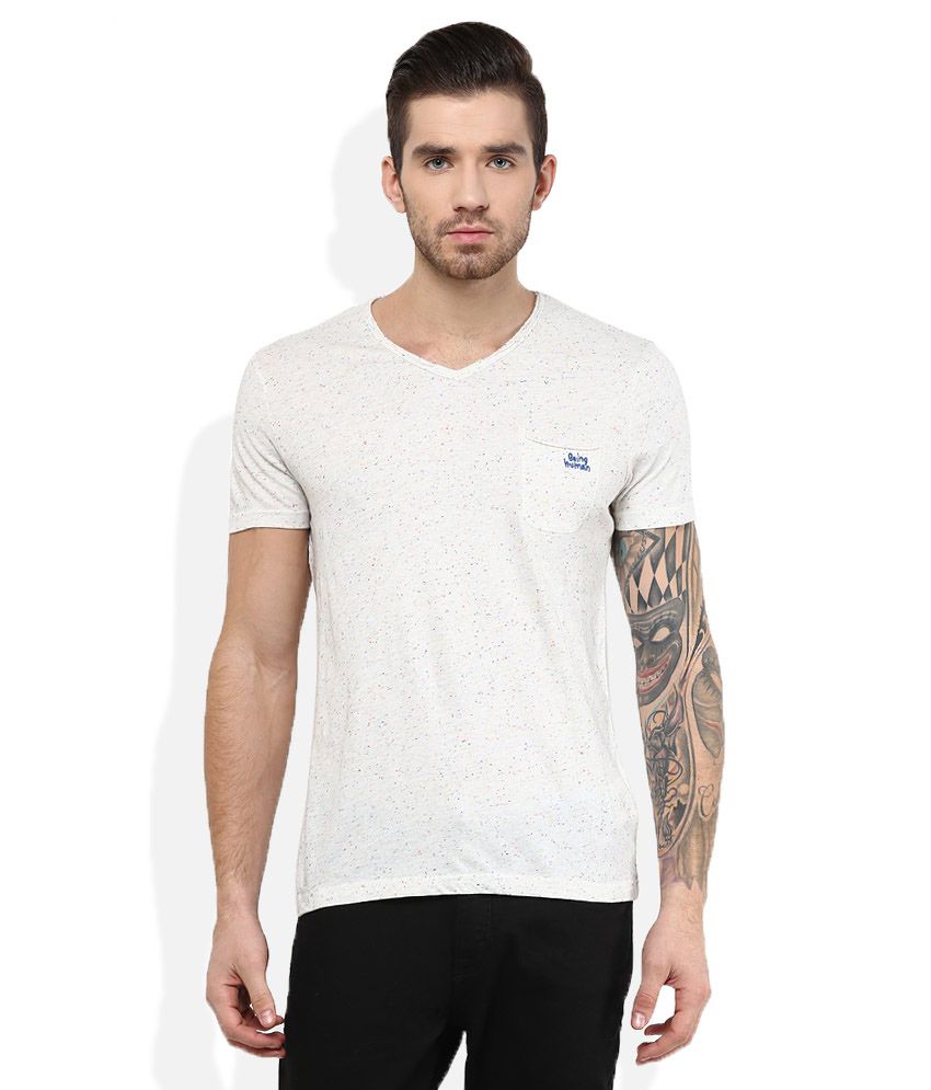 Being human white shirt Clearance