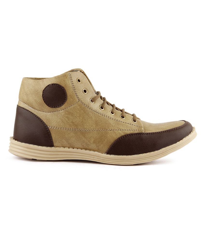 Golden Sparrow Brown Smart Casual Shoes - Buy Golden Sparrow Brown ...