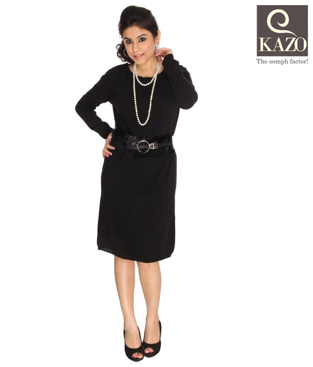 Kazo Classy Black Designer Dress Buy Kazo Classy Black Designer Dress
