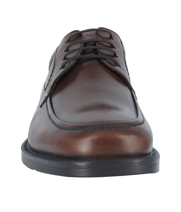 Bata Ambassador Elegant Brown Formal Shoes Price in India- Buy Bata ...