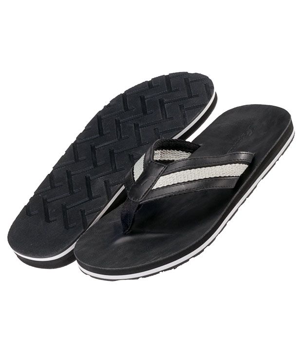 F Sports Echo Black Slippers Price in India- Buy F Sports Echo Black Slippers Online at Snapdeal