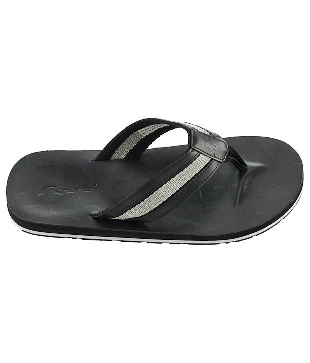 F Sports Echo Black Slippers Price in India- Buy F Sports Echo Black Slippers Online at Snapdeal