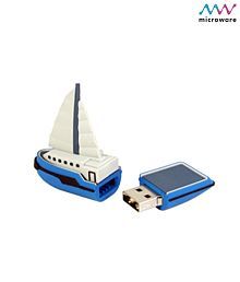 Microware Ship Boat Yacht Shape Designer 4 GB Pendrive