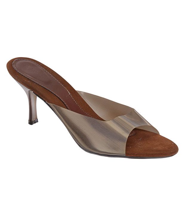copper colour heels