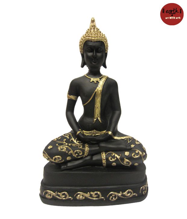 Earth Buddha Polyresin Idol