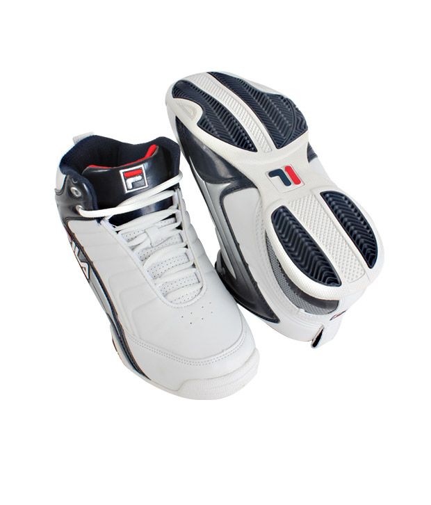 Fila White High Ankle Basketball Shoes Buy Fila White