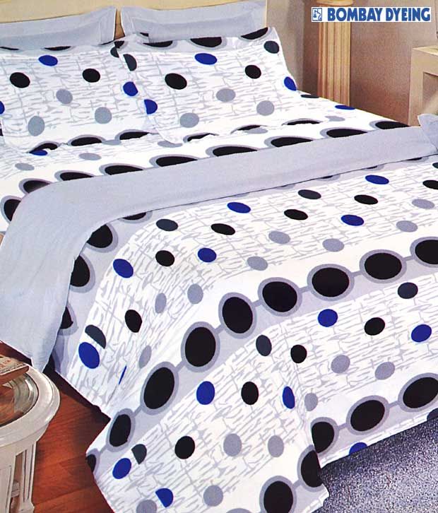 Bombay Dyeing Celsia White Bed Sheet Buy Bombay Dyeing Celsia White