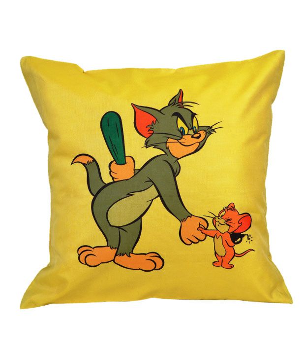     			MeSleep Tom & Jerry Digital Print Cushion Cover