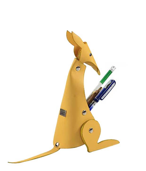 yellow pen holder