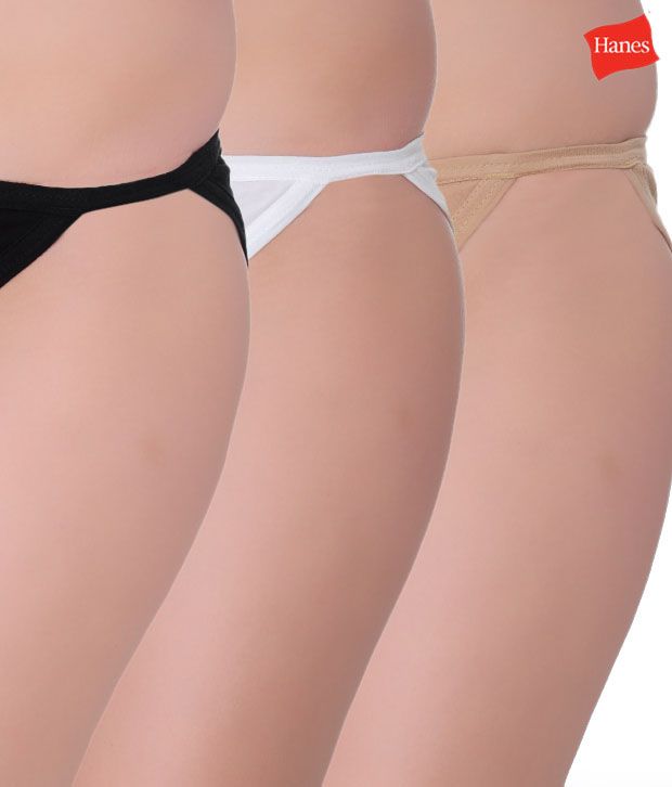 Buy Hanes Multi Color Panties Pack Of 3 Online At Best Prices In