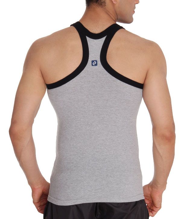 Grey racer back vest clearance