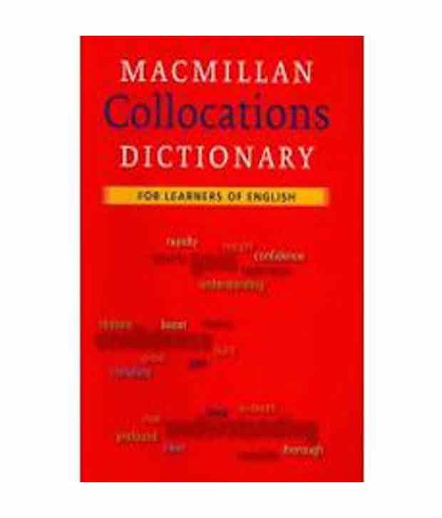 Macmillan Collocations Dictionary Book Buy Macmillan Collocations