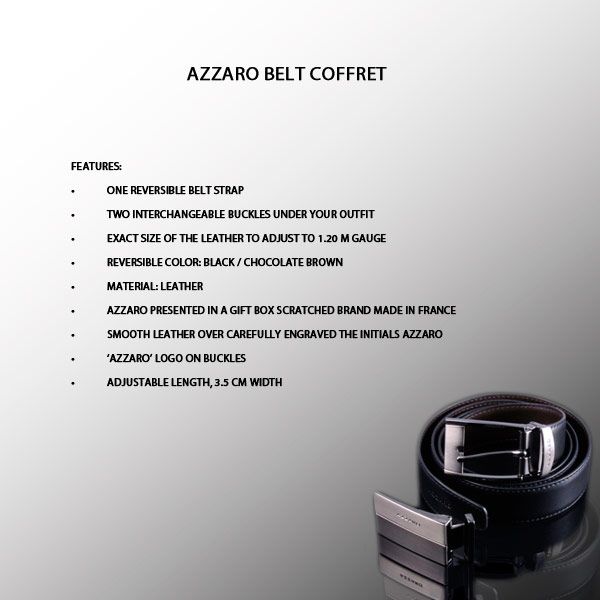 Azzaro Belt Coffret: Buy Online at Low 