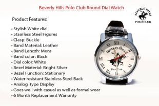 Beverly Hills Polo Club Round Dial Watch Buy Beverly Hills Polo Club Round Dial Watch Online At Best Prices In India On Snapdeal
