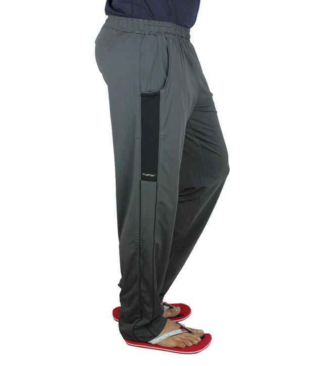 men's grey track pants