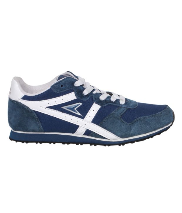 power blue running shoes