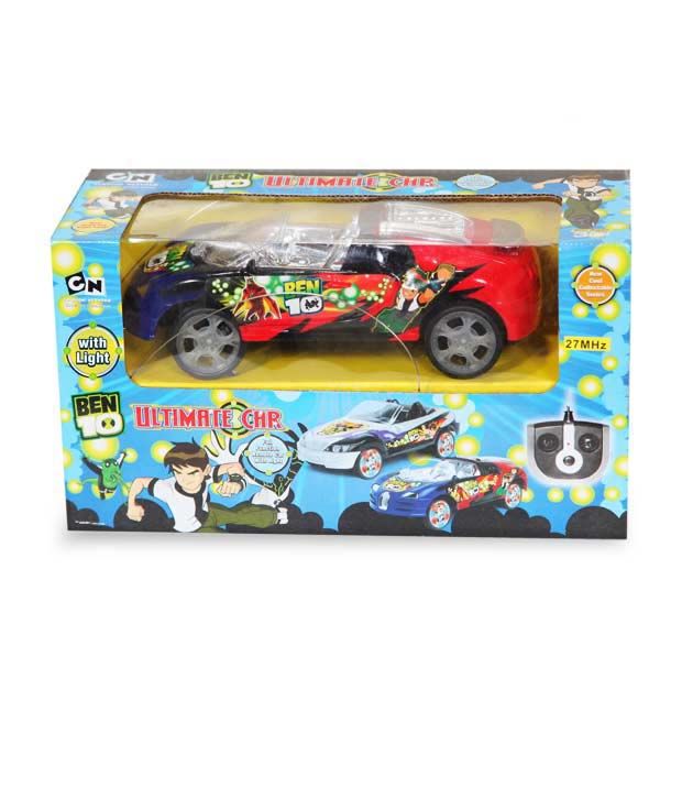 ben 10 remote control car with lightning wheels