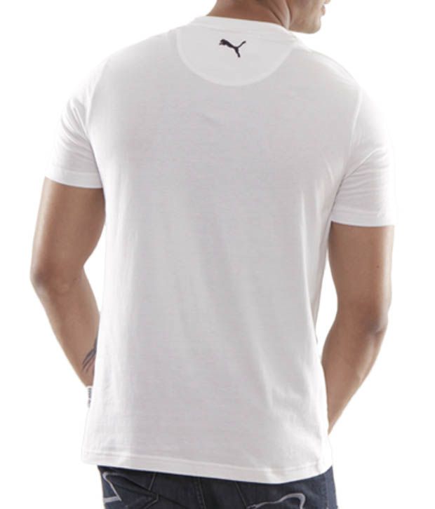 puma white t shirt price