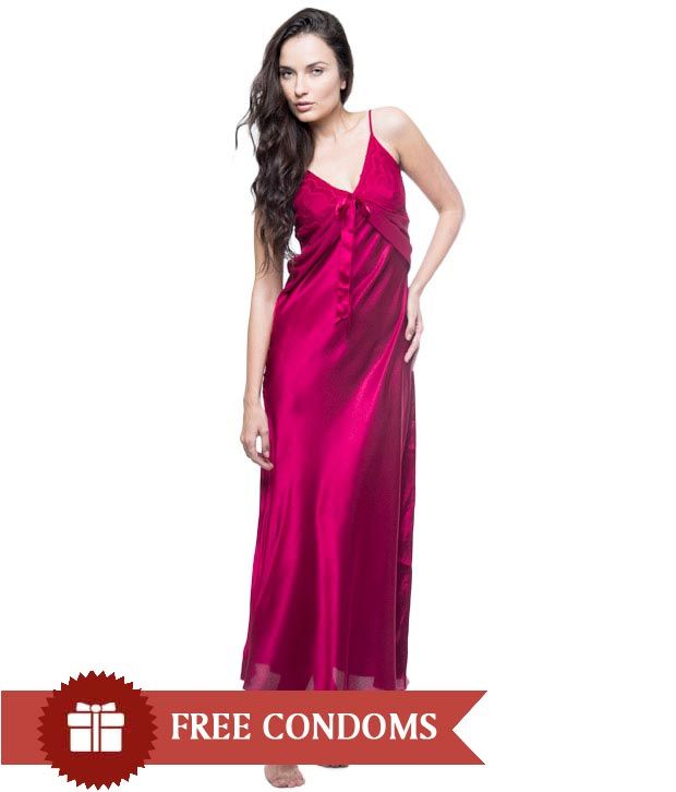 Buy Private Lives Deep Pink Nighty Online At Best Prices In India Snapdeal